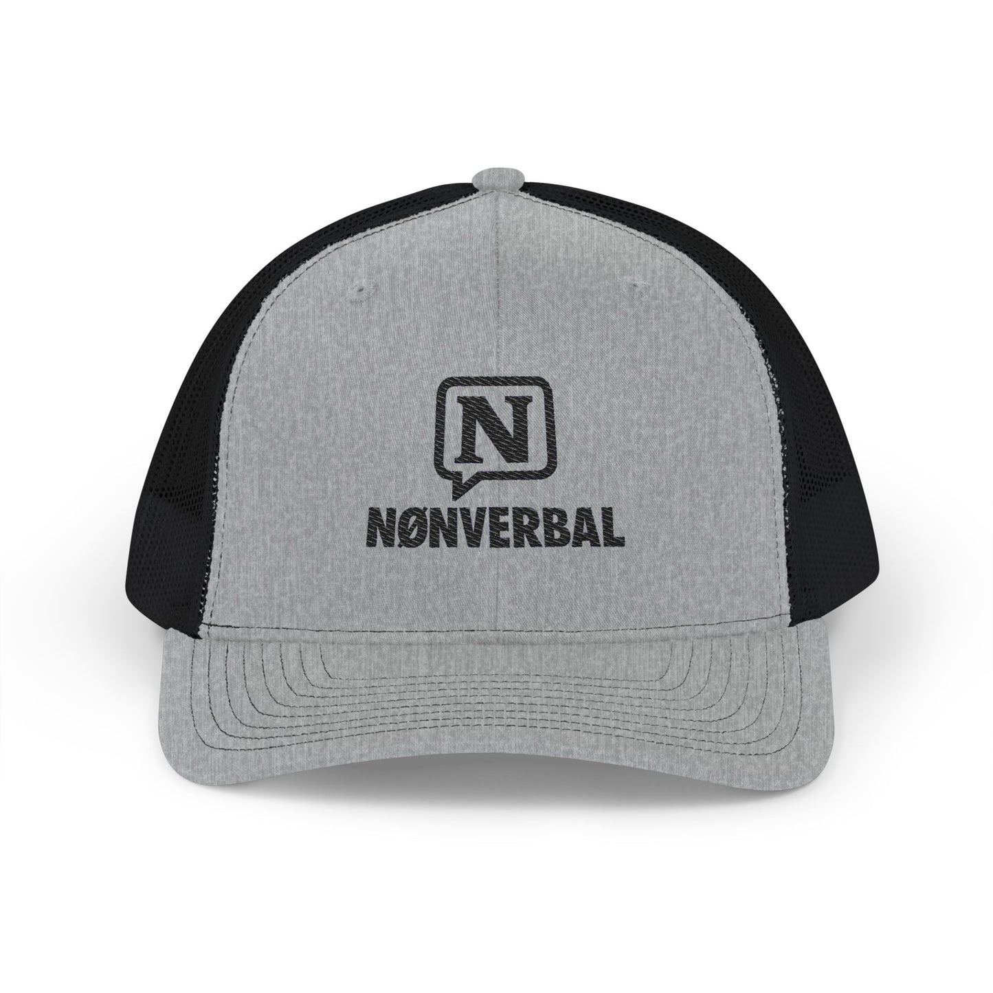 Nonverbal Snapback Trucker Cap, Cool Dad Hat, Casual Outdoor Cap, Unique Embroidered Hat, Gift for Him, Everyday Wear