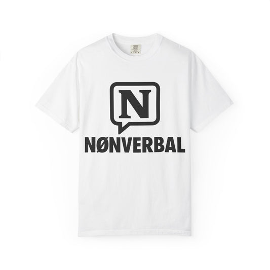 Garment-Dyed T-shirt Presence Power NØNVERBAL
