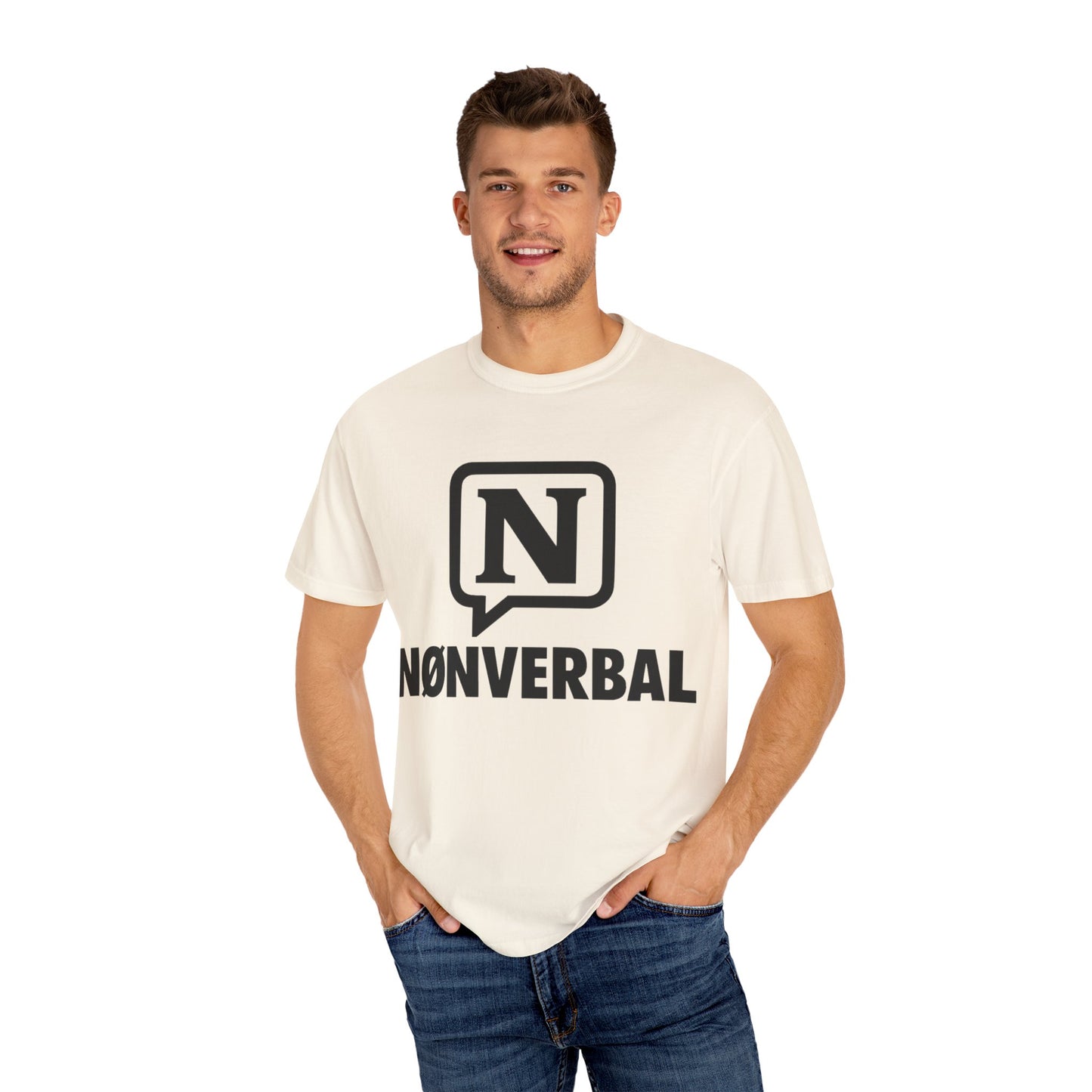 Garment-Dyed T-shirt Presence Power NØNVERBAL