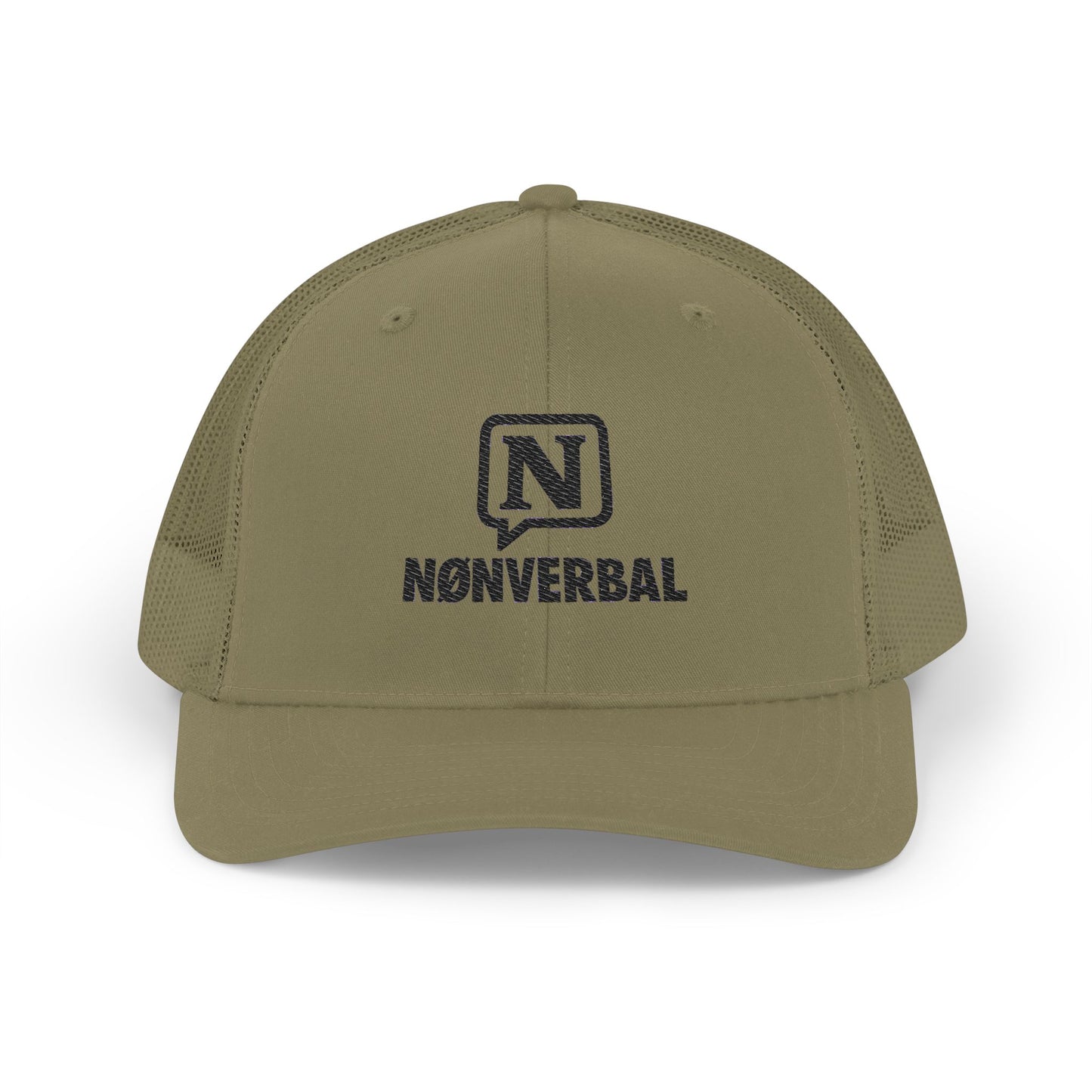 Nonverbal Snapback Trucker Cap, Cool Dad Hat, Casual Outdoor Cap, Unique Embroidered Hat, Gift for Him, Everyday Wear