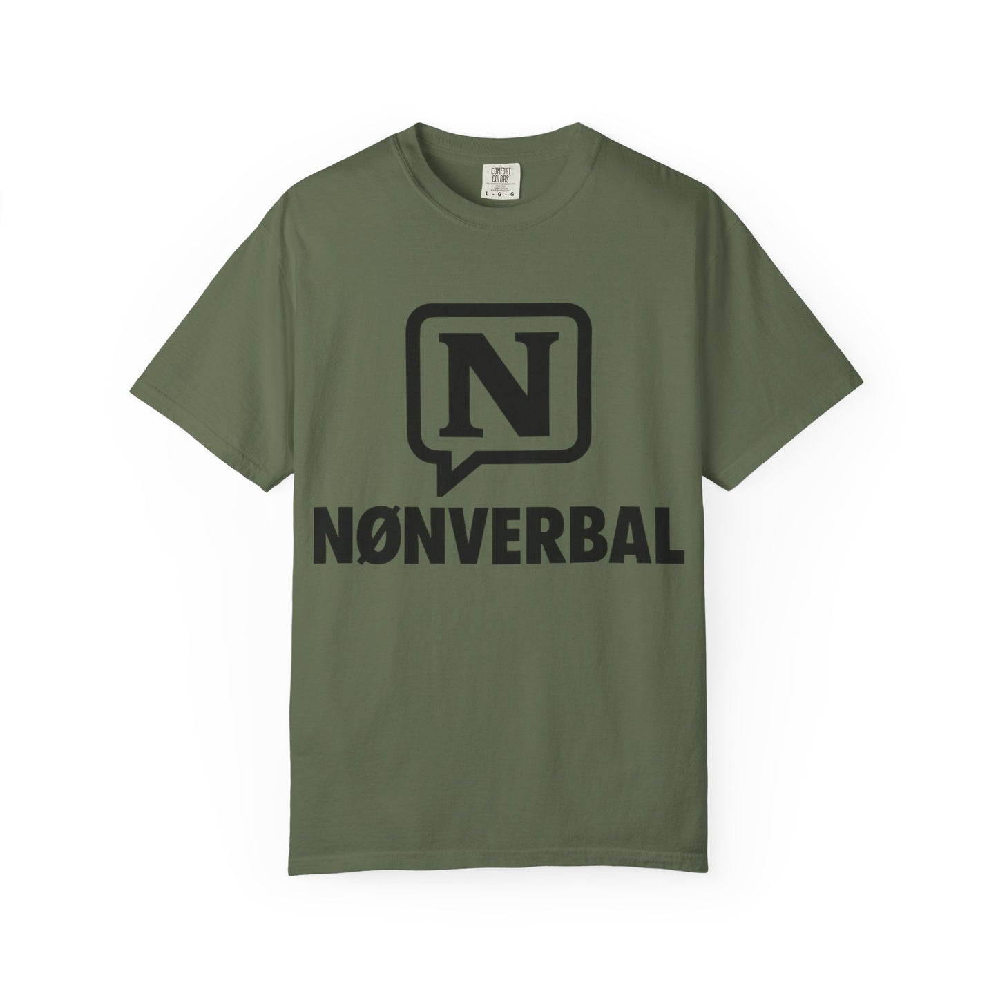 Garment-Dyed T-shirt Presence Power NØNVERBAL