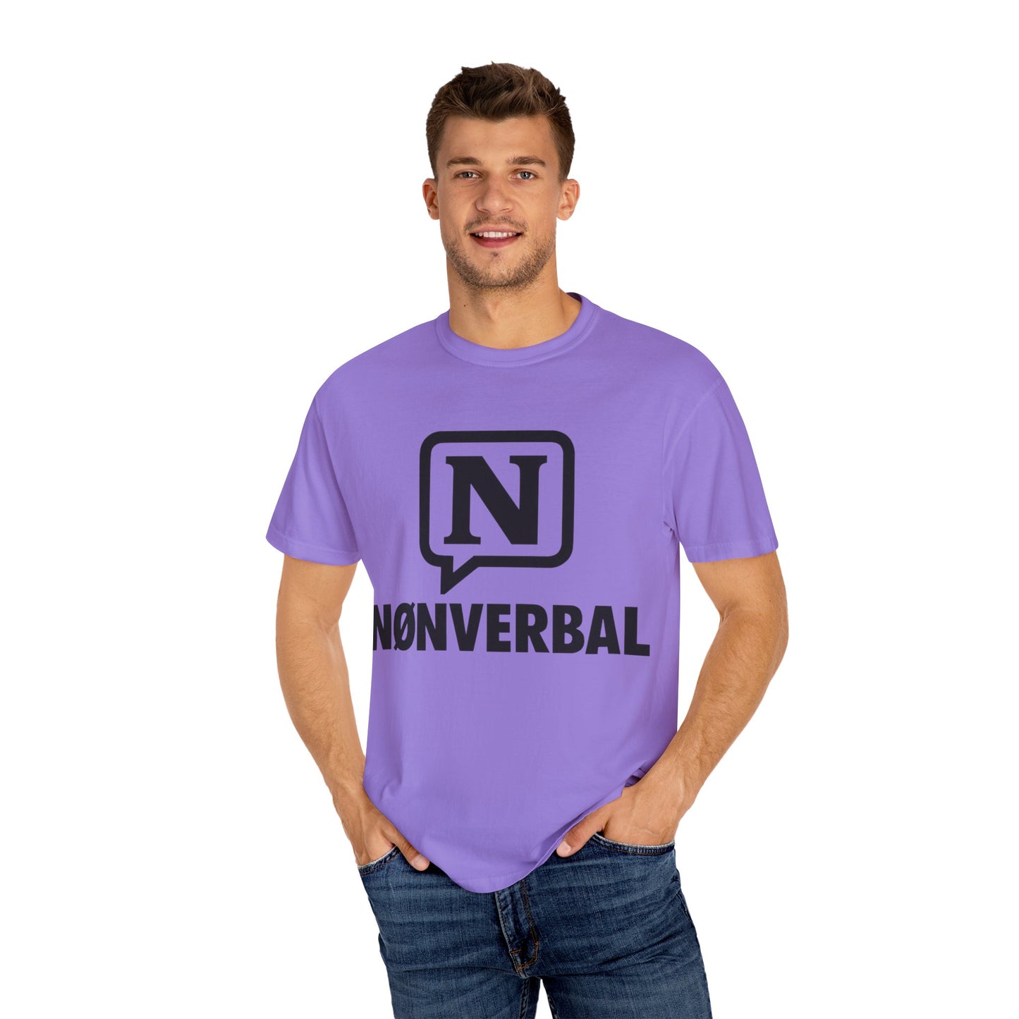 Garment-Dyed T-shirt Presence Power NØNVERBAL