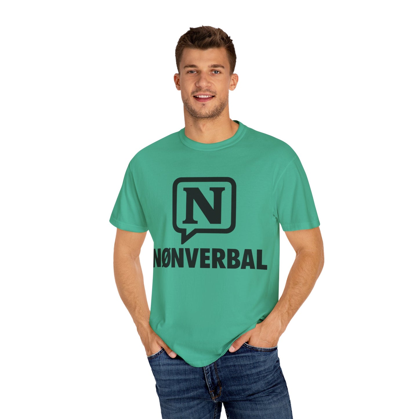 Garment-Dyed T-shirt Presence Power NØNVERBAL