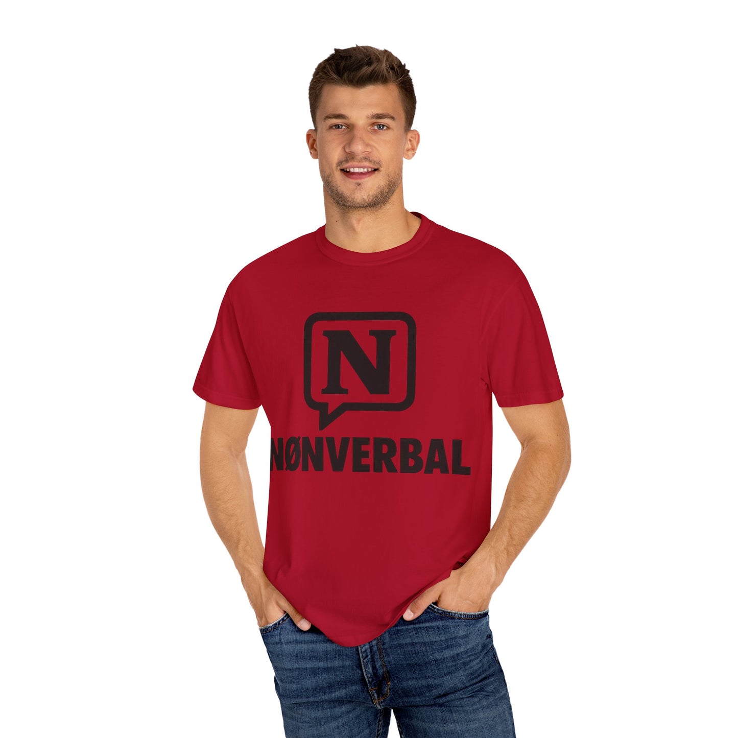 Garment-Dyed T-shirt Presence Power NØNVERBAL