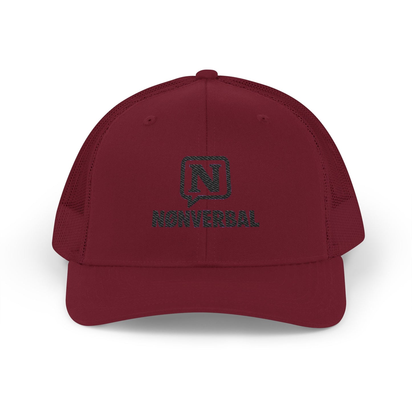 Nonverbal Snapback Trucker Cap, Cool Dad Hat, Casual Outdoor Cap, Unique Embroidered Hat, Gift for Him, Everyday Wear