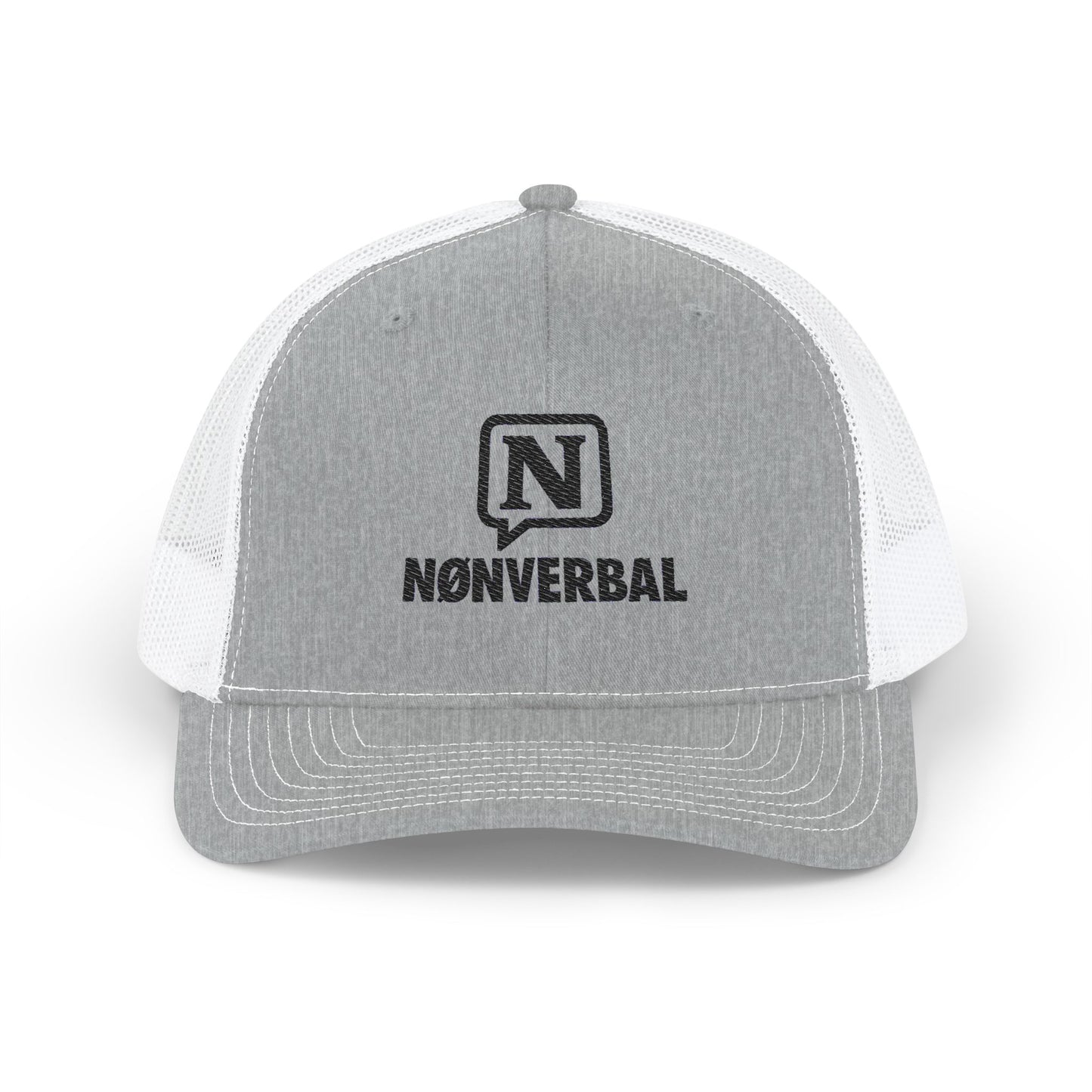 Nonverbal Snapback Trucker Cap, Cool Dad Hat, Casual Outdoor Cap, Unique Embroidered Hat, Gift for Him, Everyday Wear